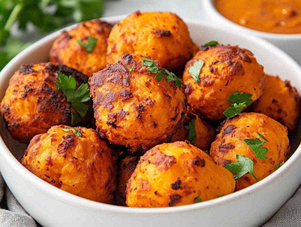 Crispy Sweet Potato Puffs
