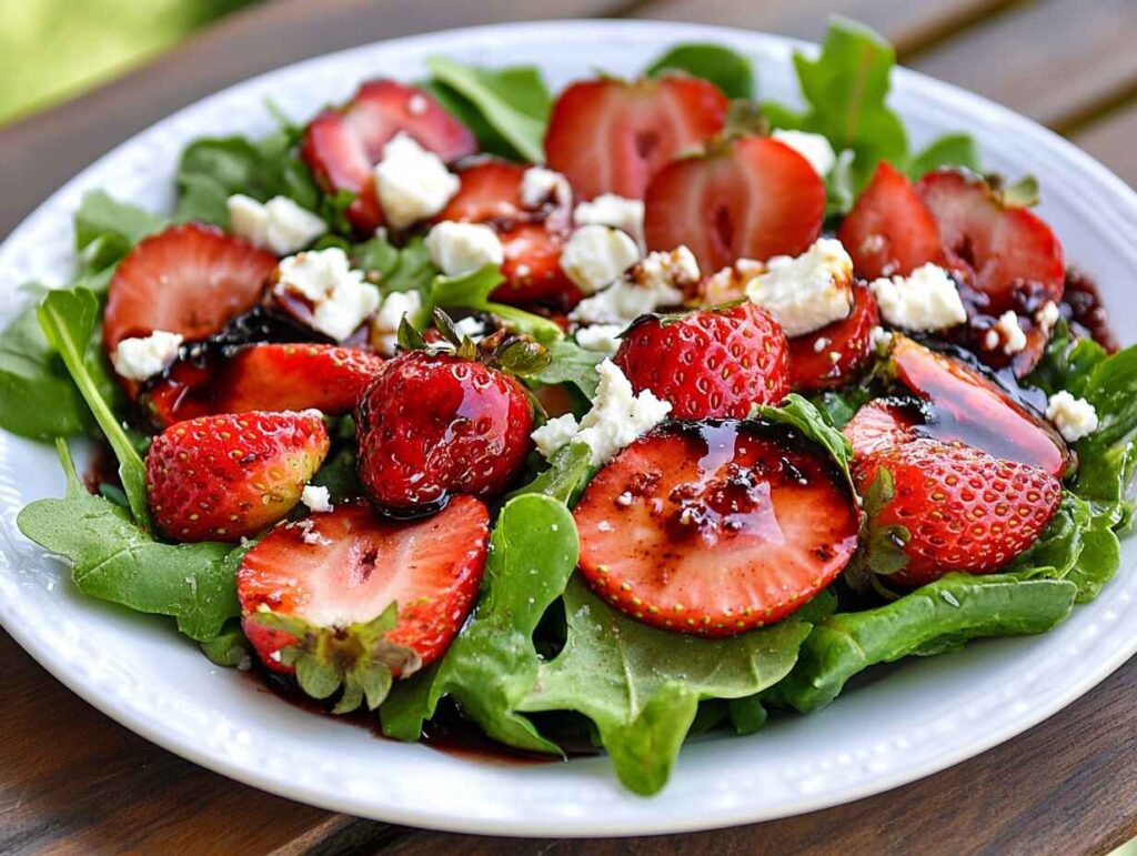 Fresh Strawberry And Feta Salad